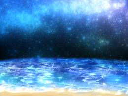 リゾー島夜の海 